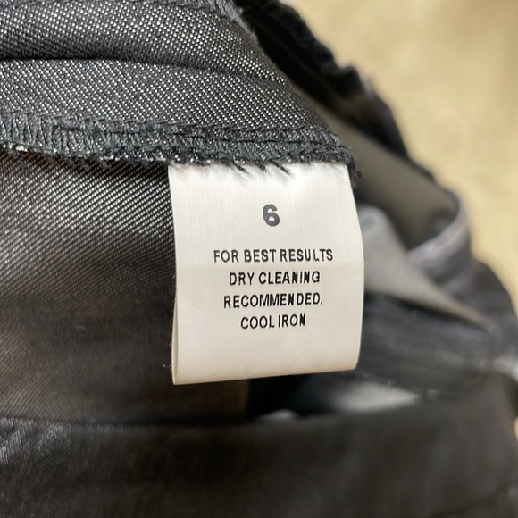 Peace of Cloth 2pc Gray Power Suit in Metallic Graphite Gray Size 6 - Picture 6 of 8